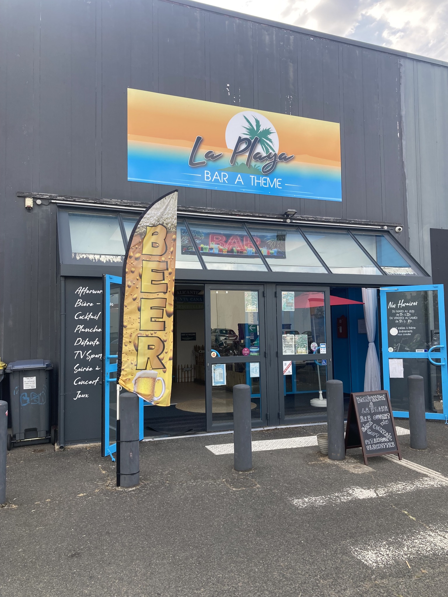 Apéro Bikers point rencontre FBF37 à La PLAYA