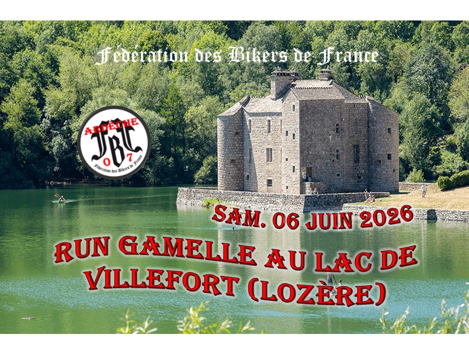 FBF 07 - Run Gamelle au lac de Villefort (Lozère)