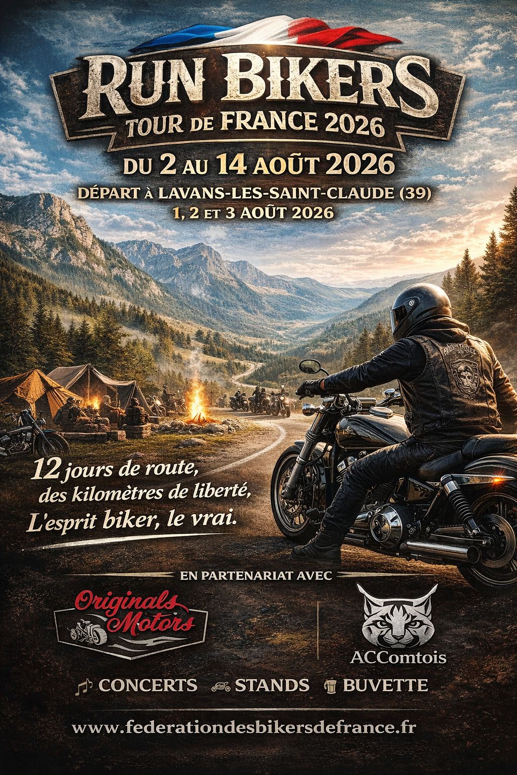 Week-end Départ du Run Bikers Tour de France 2026