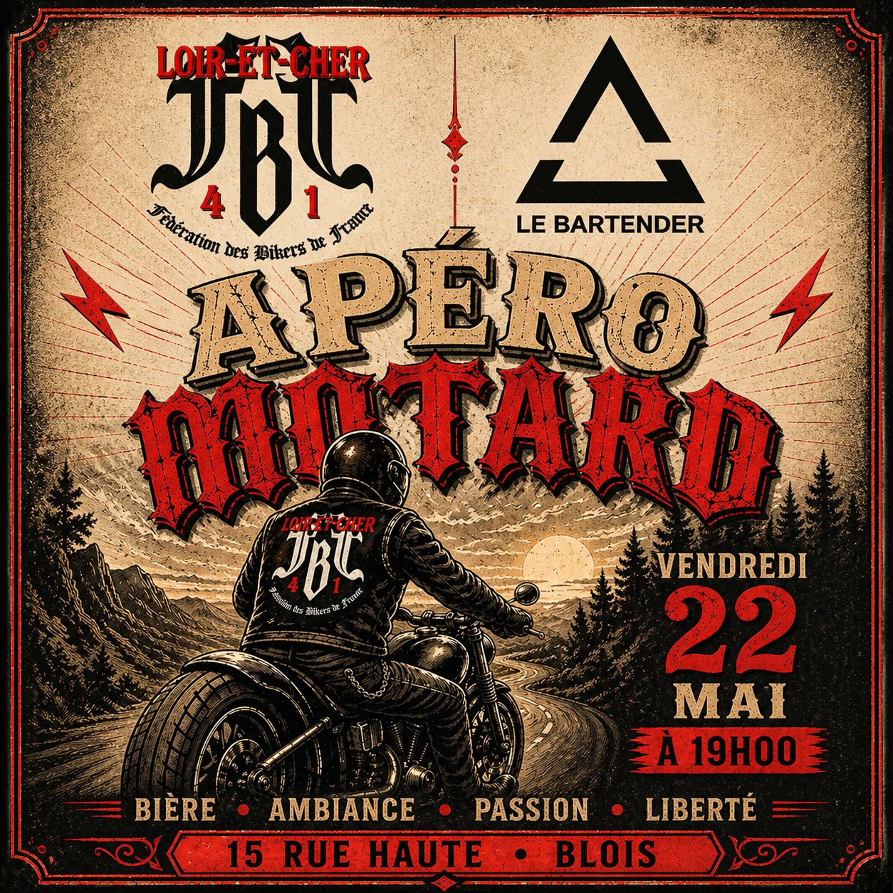 FBF 41 – PR 22.05.2026 FBF41 Apéro motard du mois de Mai