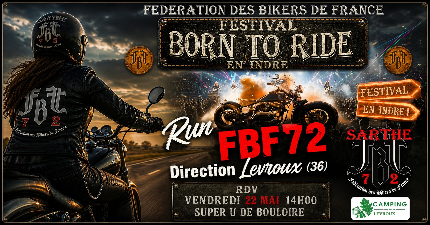 Run FBF72 direction🔥Festival Born to Ride🔥à Levroux (36) Run FBF72 direction🔥Festival Born to Ride🔥à Levroux (36)