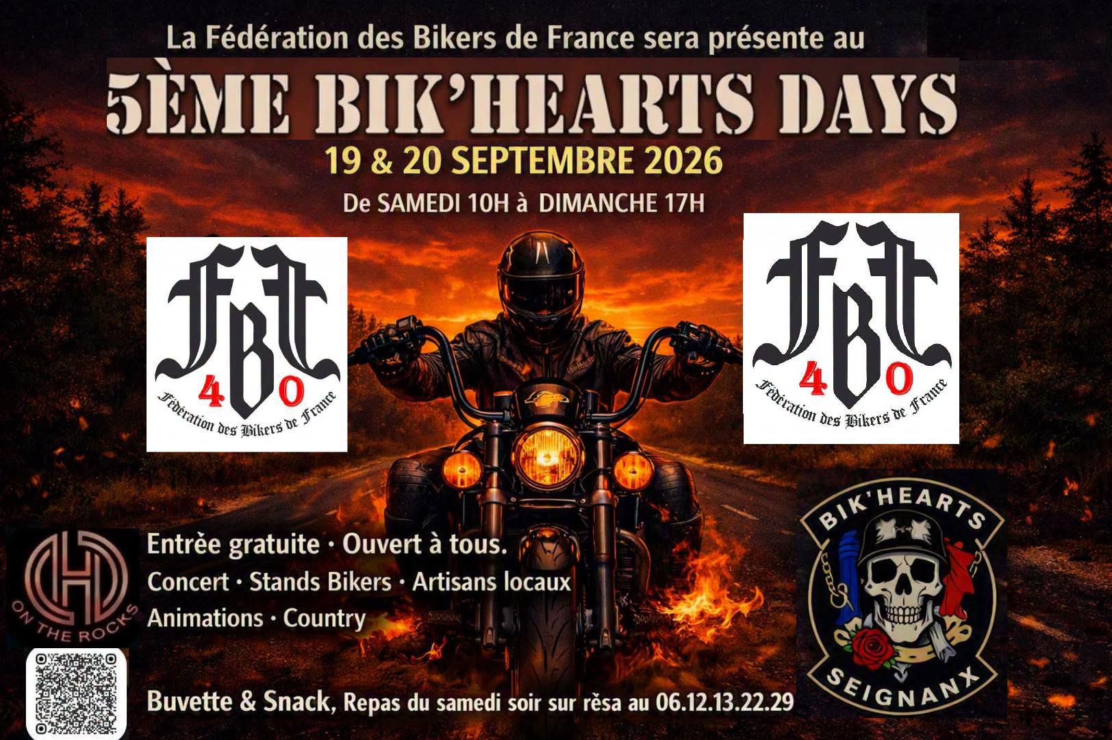 FBF40 - Stand Bik'Hearts Days 5ème édition - Saint André de Seignanx