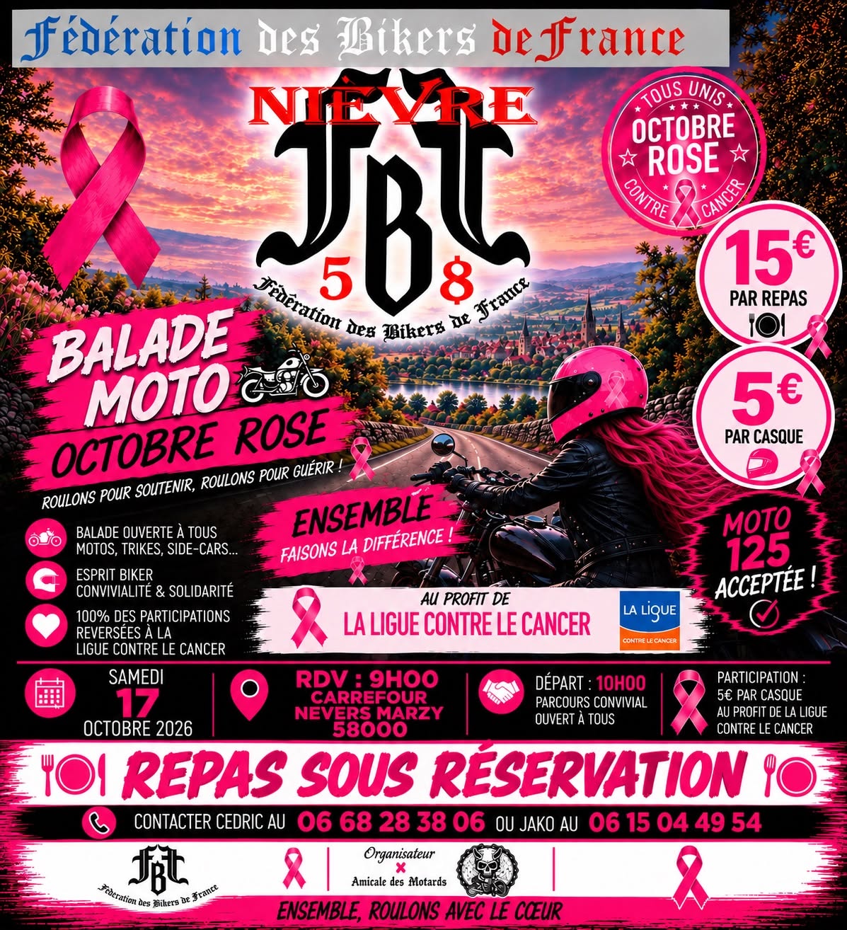 FBF 58 - Balade moto octobre rose