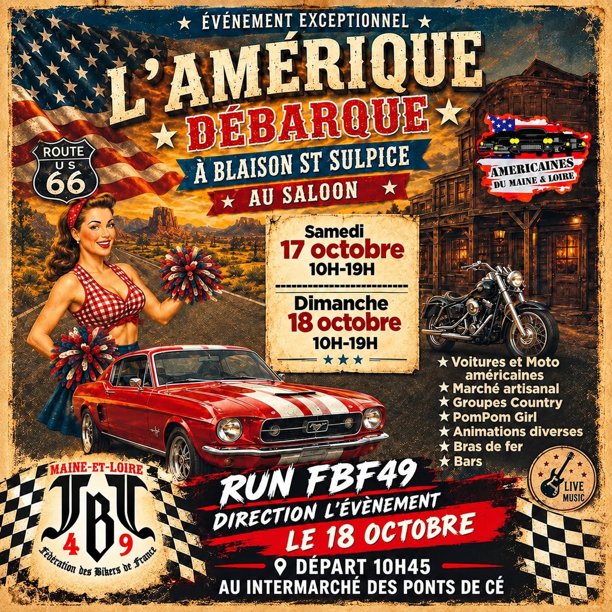 Run FBF 49 l'Amérique débarque