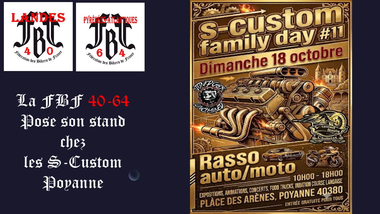 FBF64 - Pose son stand à la 11ème édition S-Custom Family Day